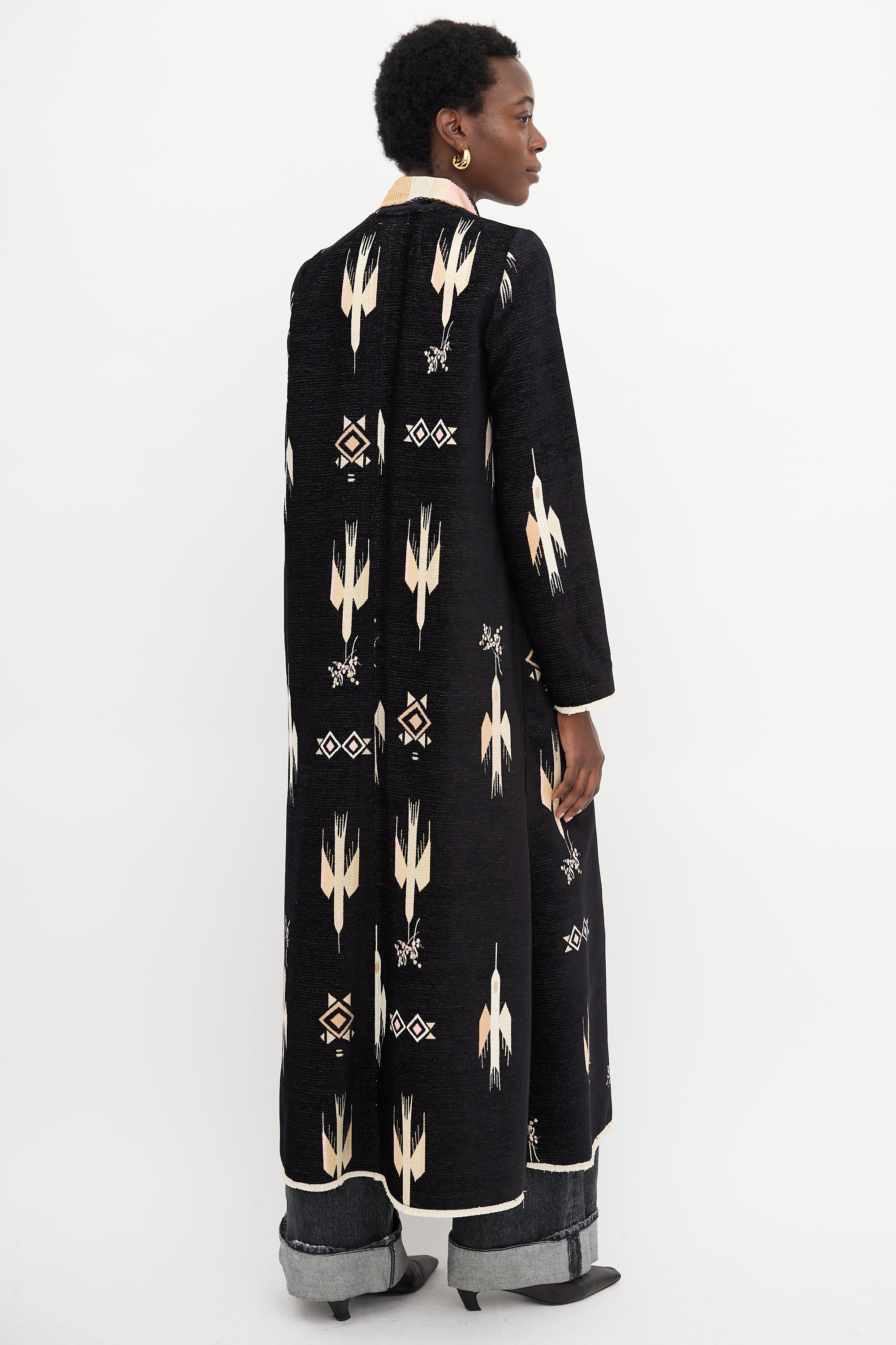 Forte Forte Geometric Jacquard Coat
