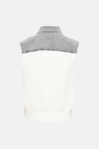 Fabiana Filippi Denim & Knit Vest