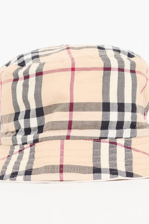 Nova Check & White Reversible Bucket Hat