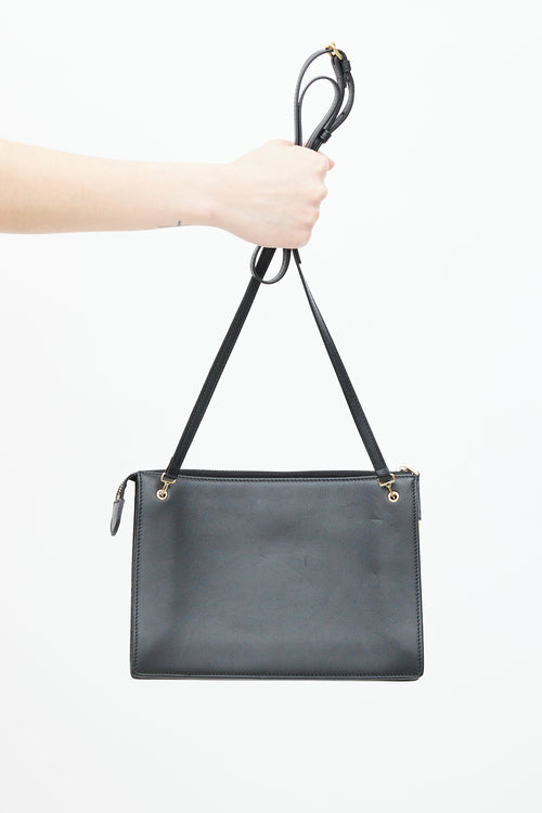 Fendi Black & Yellow Monster Feather Bag