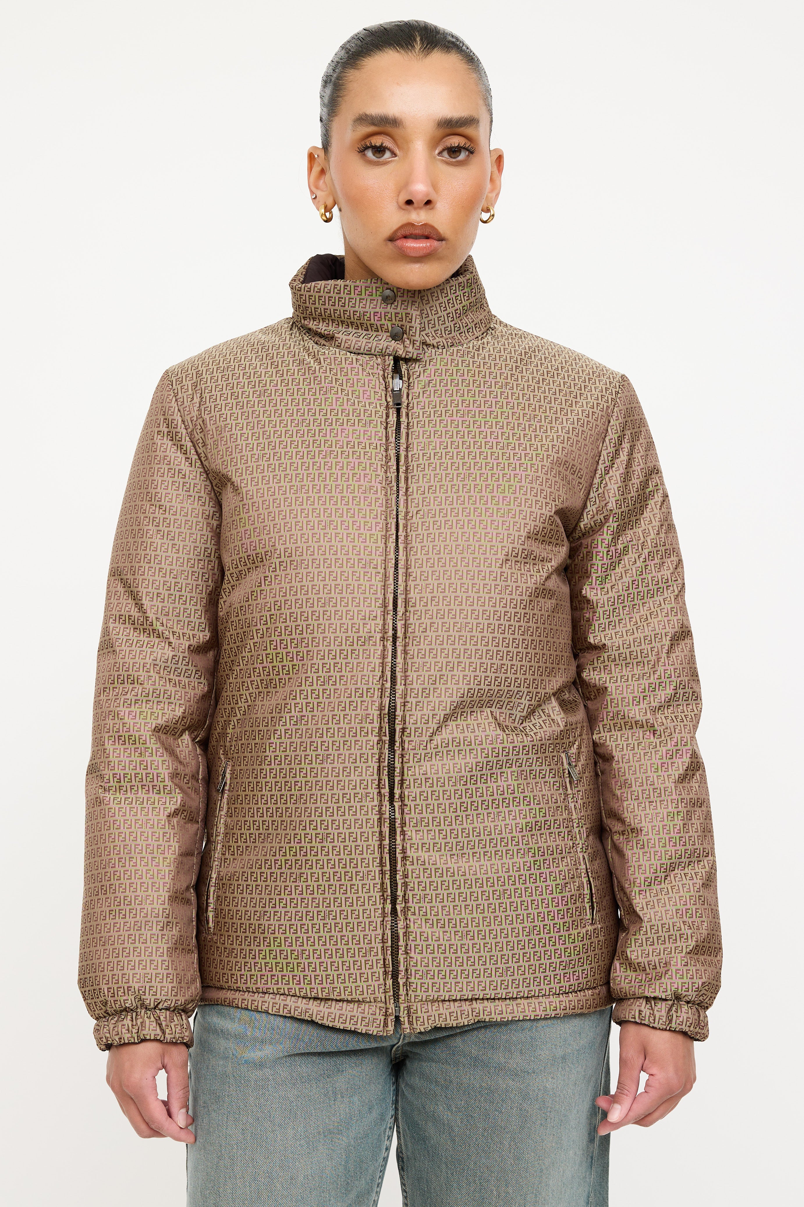 Fendi Reversible Monogram Puffer