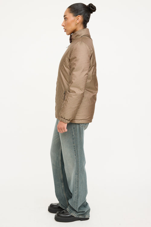 Fendi Reversible Monogram Puffer