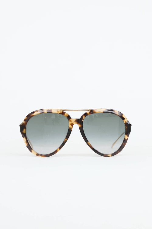 Fendi UKTO4BNLQH Aviator Sunglasses