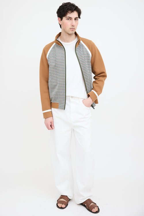 Fendi Checkered Track Jacket
