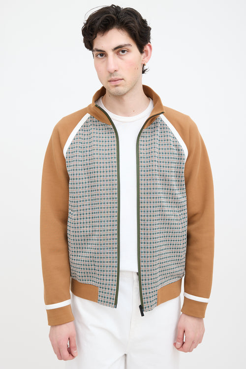 Fendi Checkered Track Jacket
