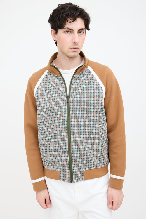 Fendi Checkered Track Jacket