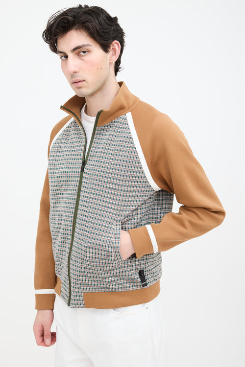 Fendi Checkered Track Jacket