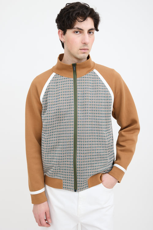 Fendi Checkered Track Jacket
