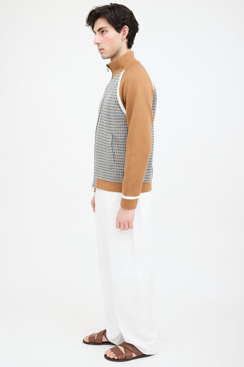 Fendi Checkered Track Jacket