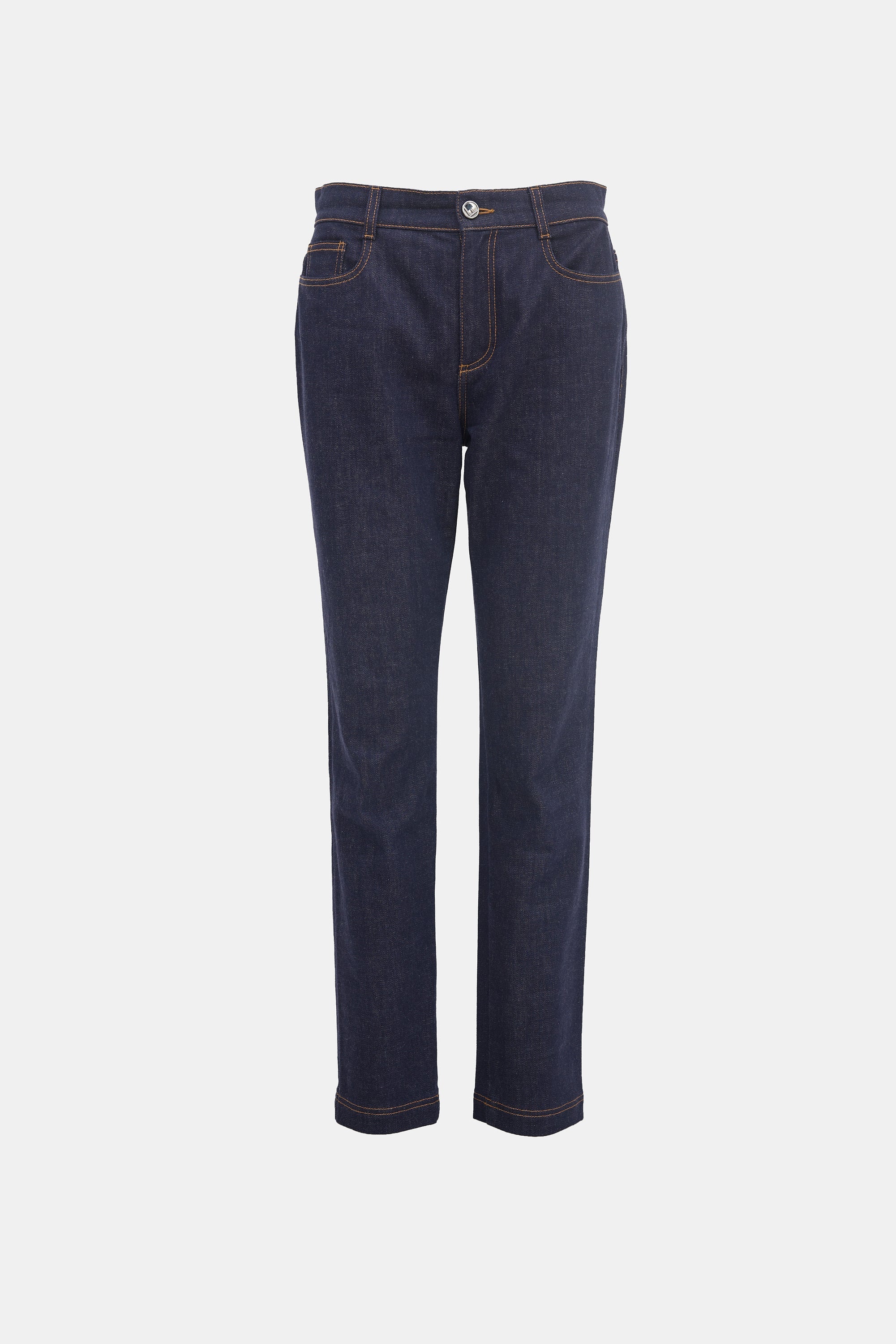 Fendi Embroidered Pocket Jeans