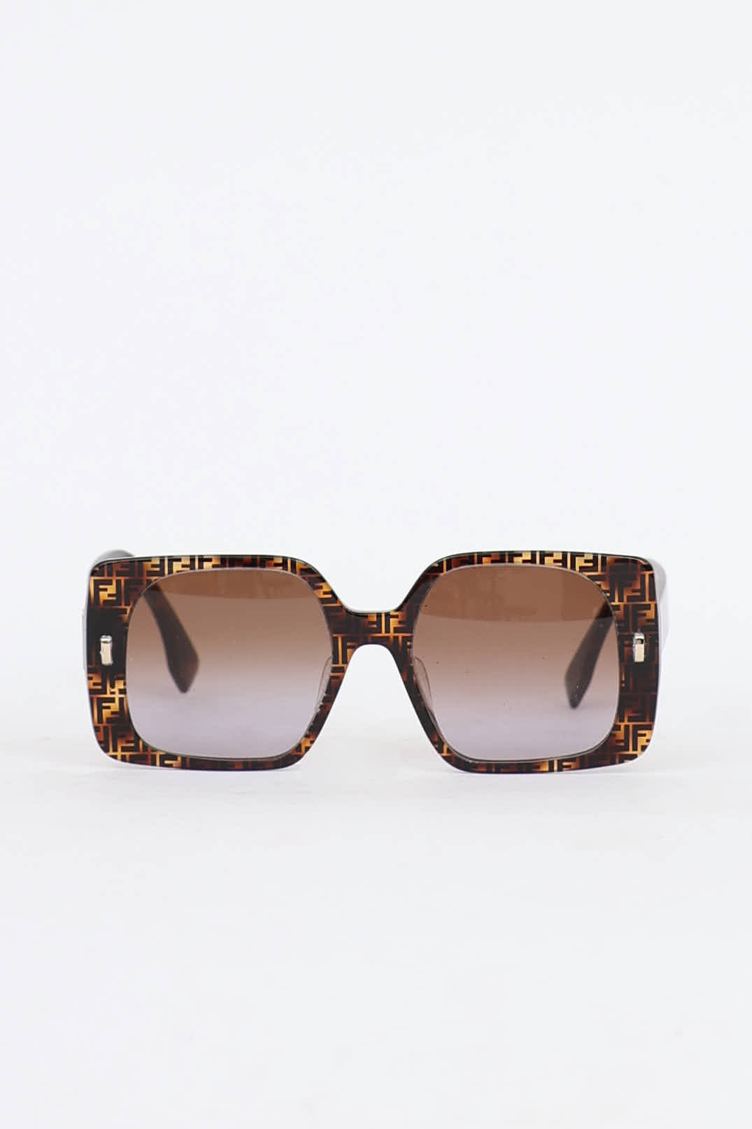 Fendi FE40036U Zucca Square Sunglasses
