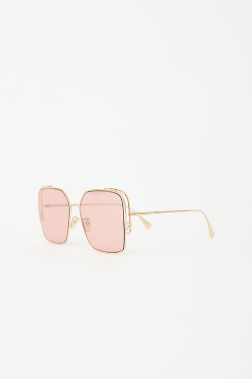 Fendi FE40038U Square Sunglasses