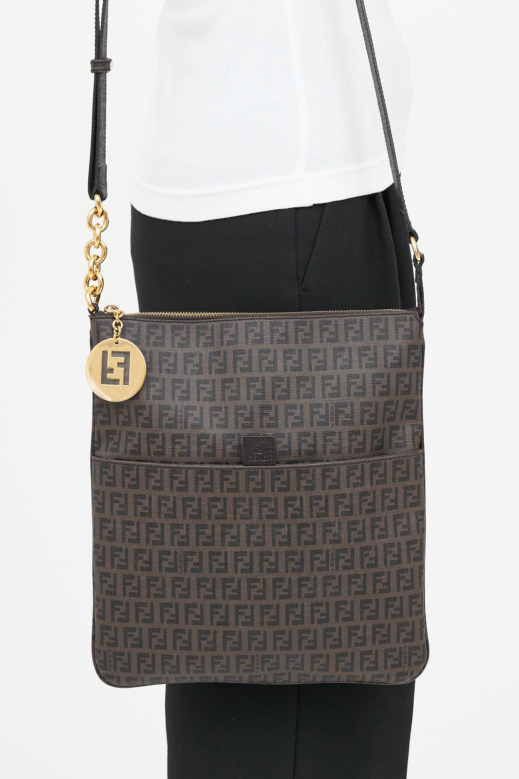 FendiZucchino Crossbody Bag