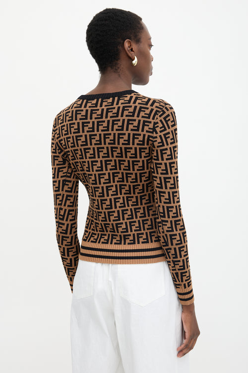 Fendi FF Zucca Intarsia Sweater