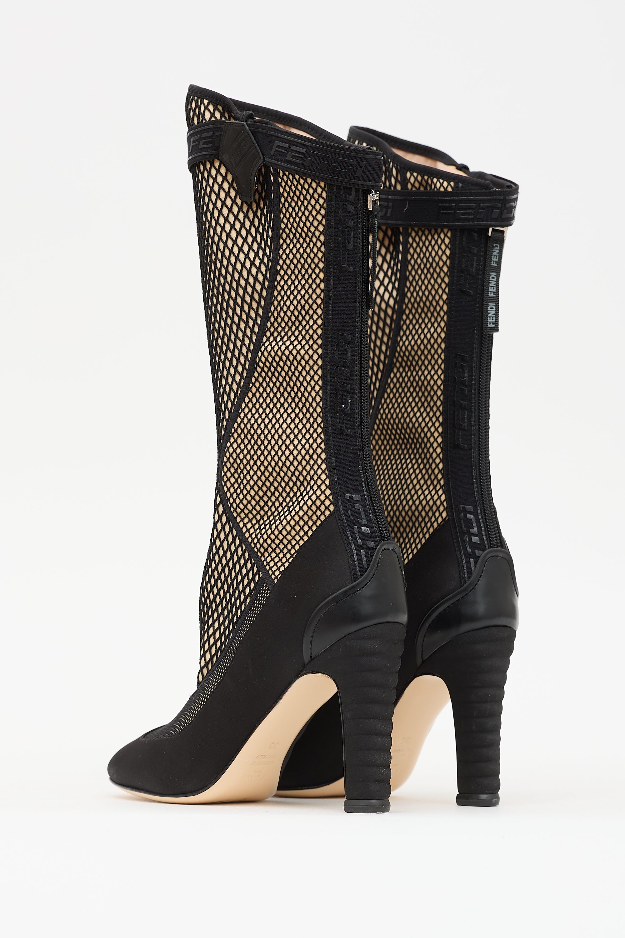 Fendi FW 2020 Color Block Sock Boot