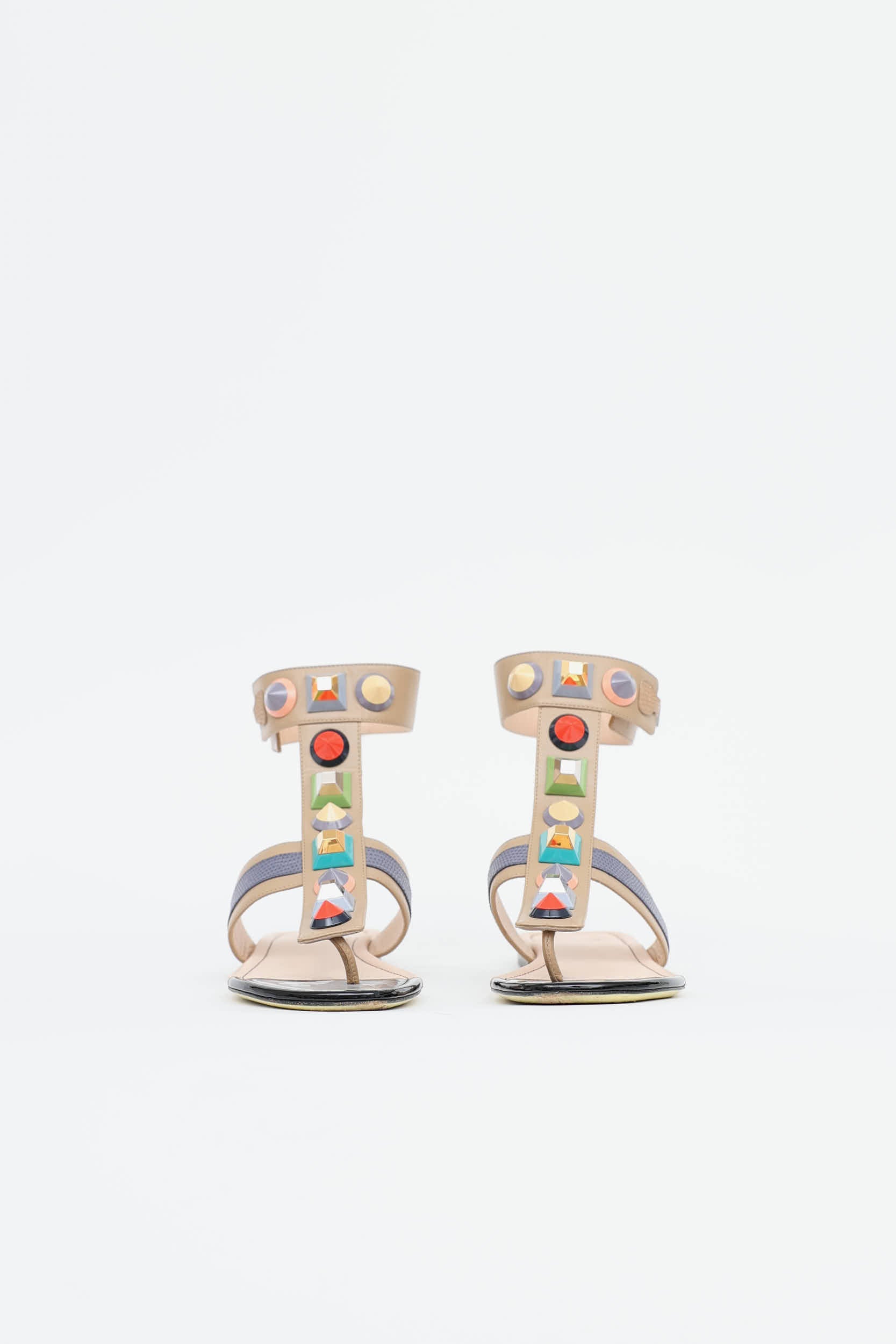 Fendi Studded Gladiator Sandal