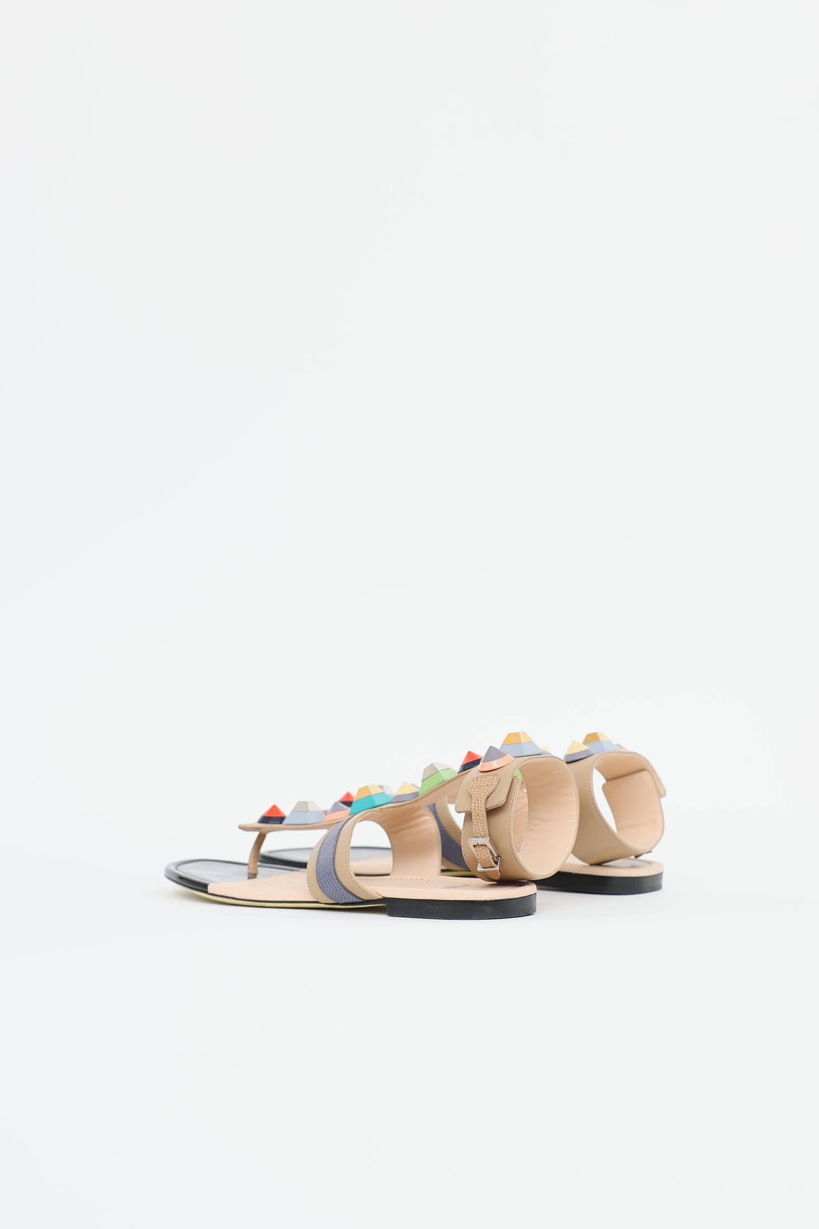 Fendi Studded Gladiator Sandal