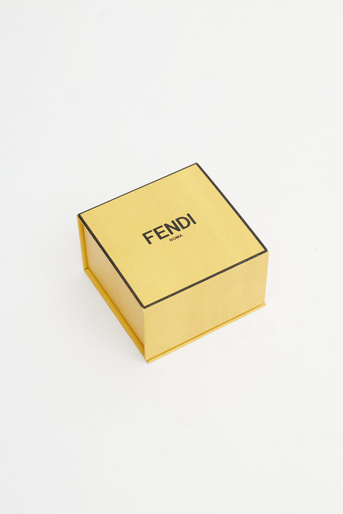 Fendi Logo Drop Earrings