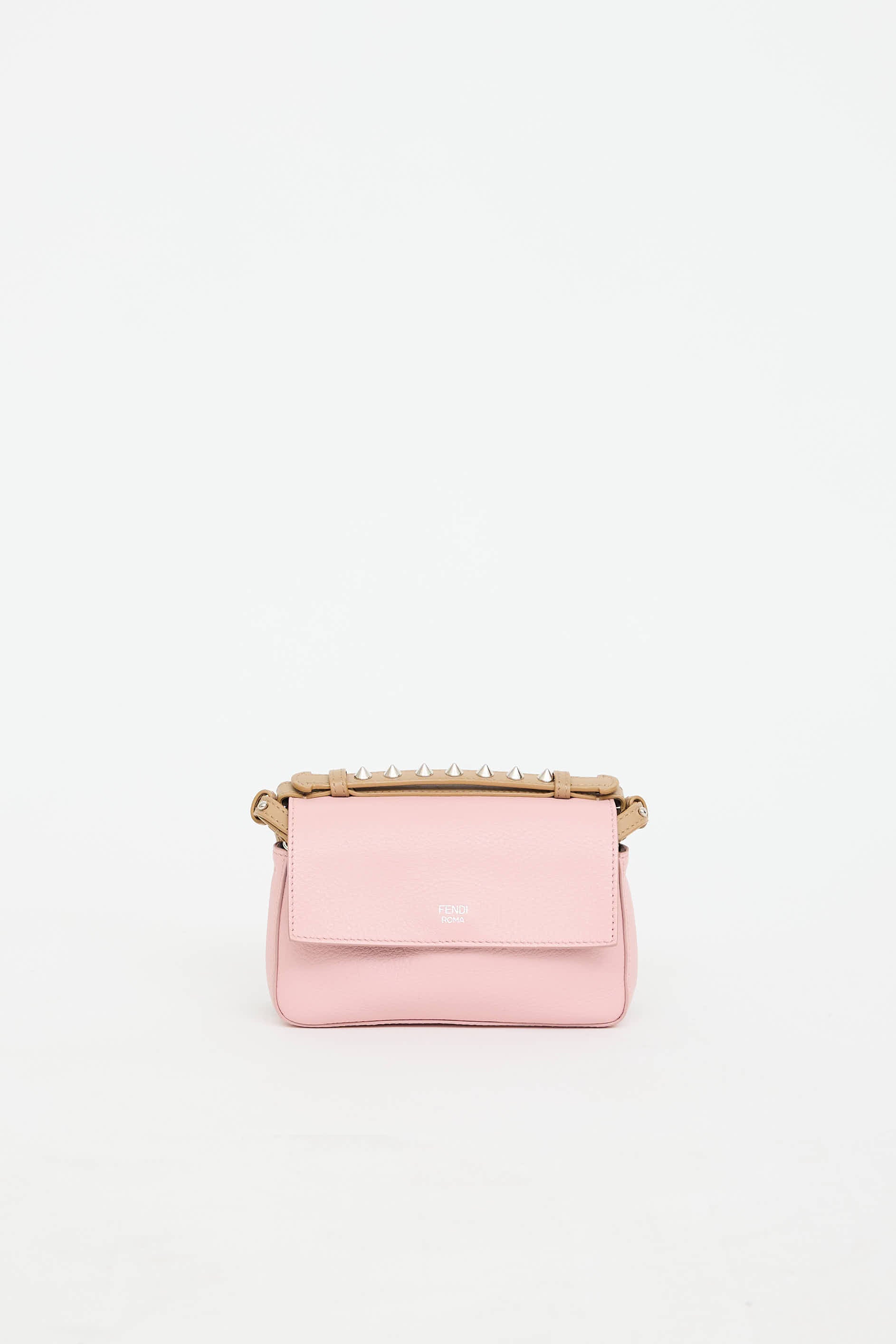 Fendi Leather Monster Crossbody Bag