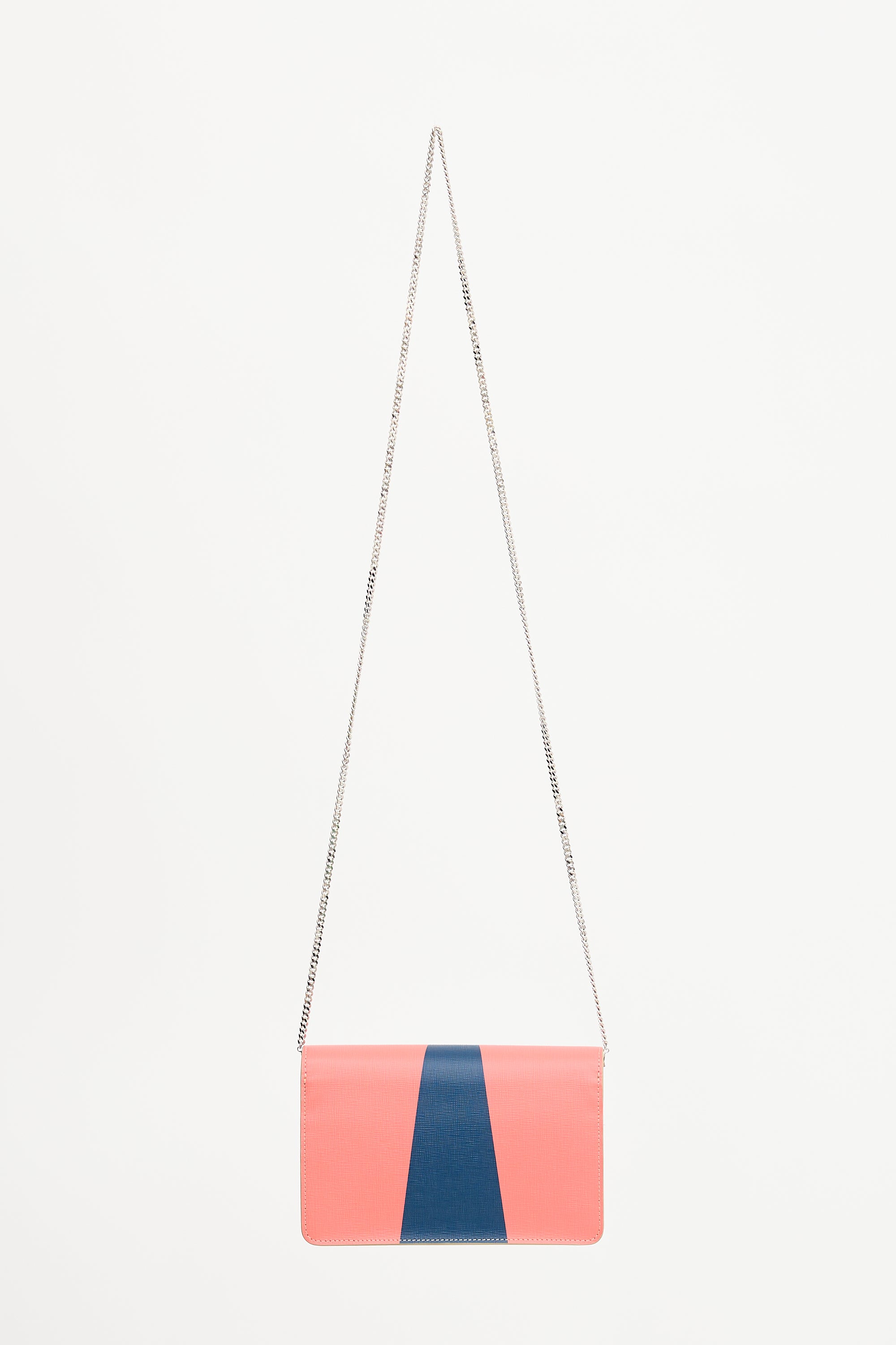 Fendi Leather Monster Wallet On Chain Bag