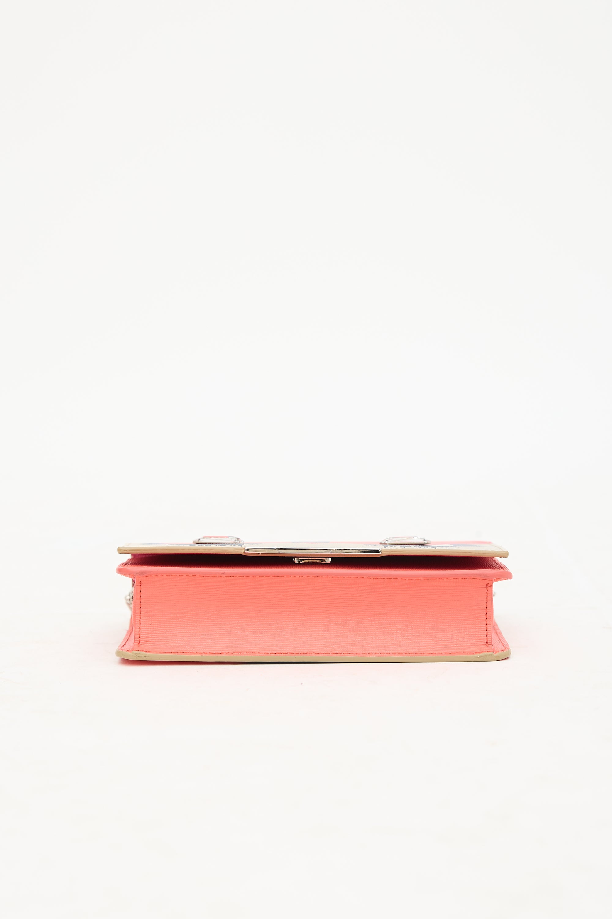Fendi Leather Monster Wallet On Chain Bag
