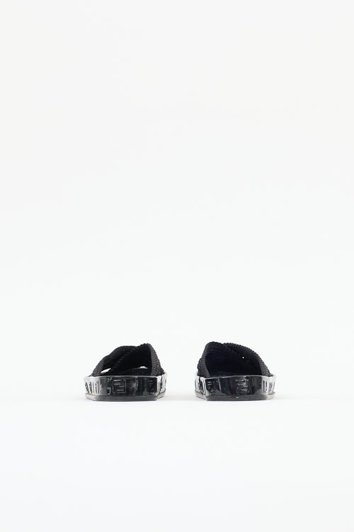 Fendi Patent Reflection FF Slide