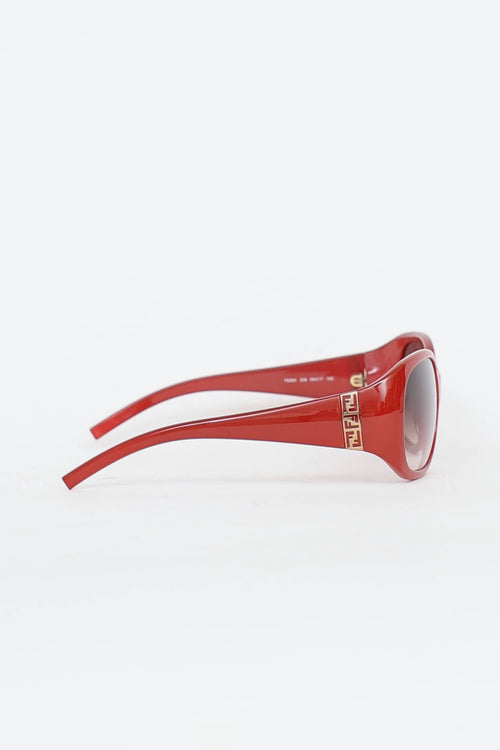 Fendi FS354 Oval Sunglasses