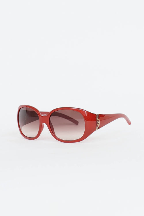 Fendi FS354 Oval Sunglasses