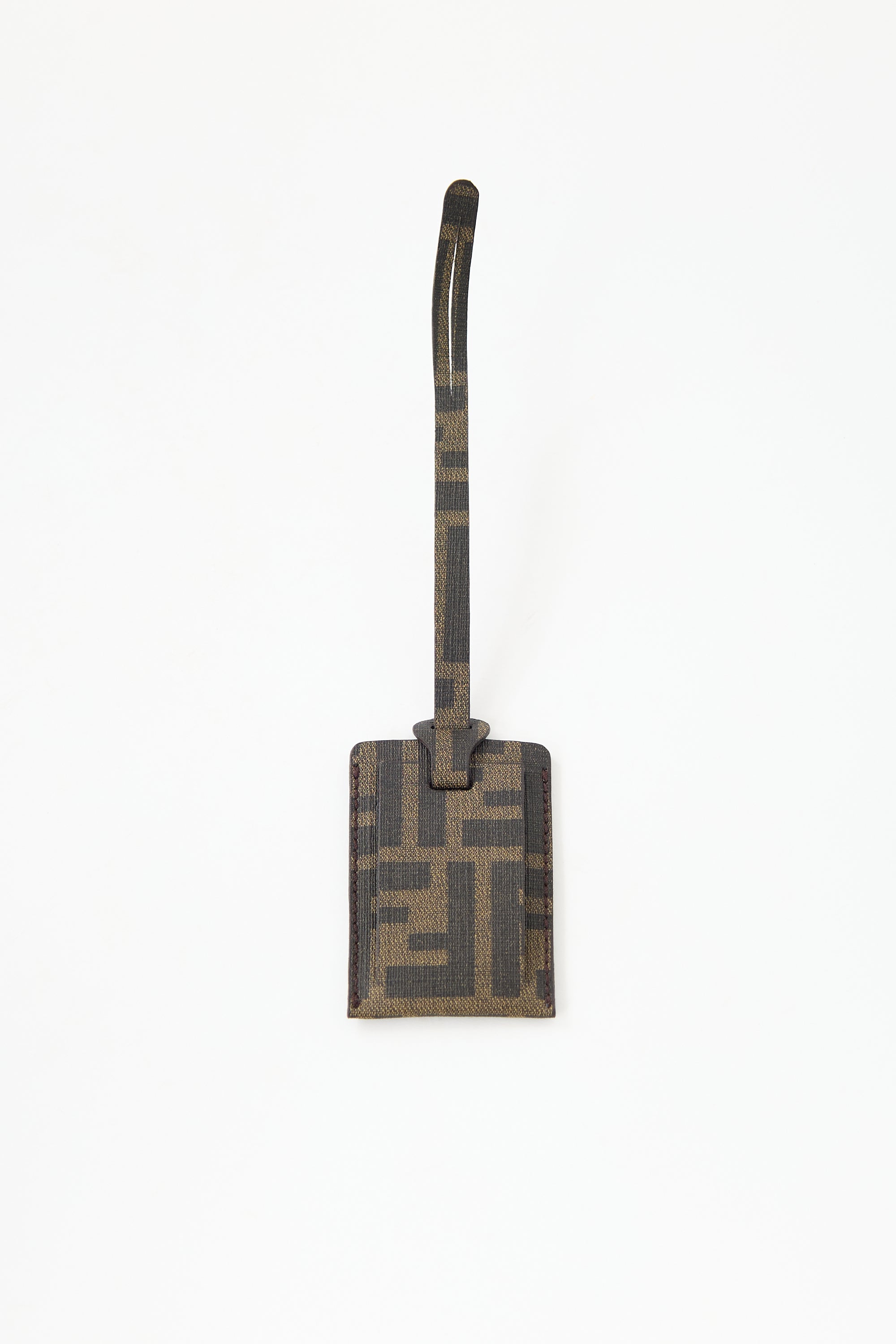 Fendi Leather FF Bag Tag