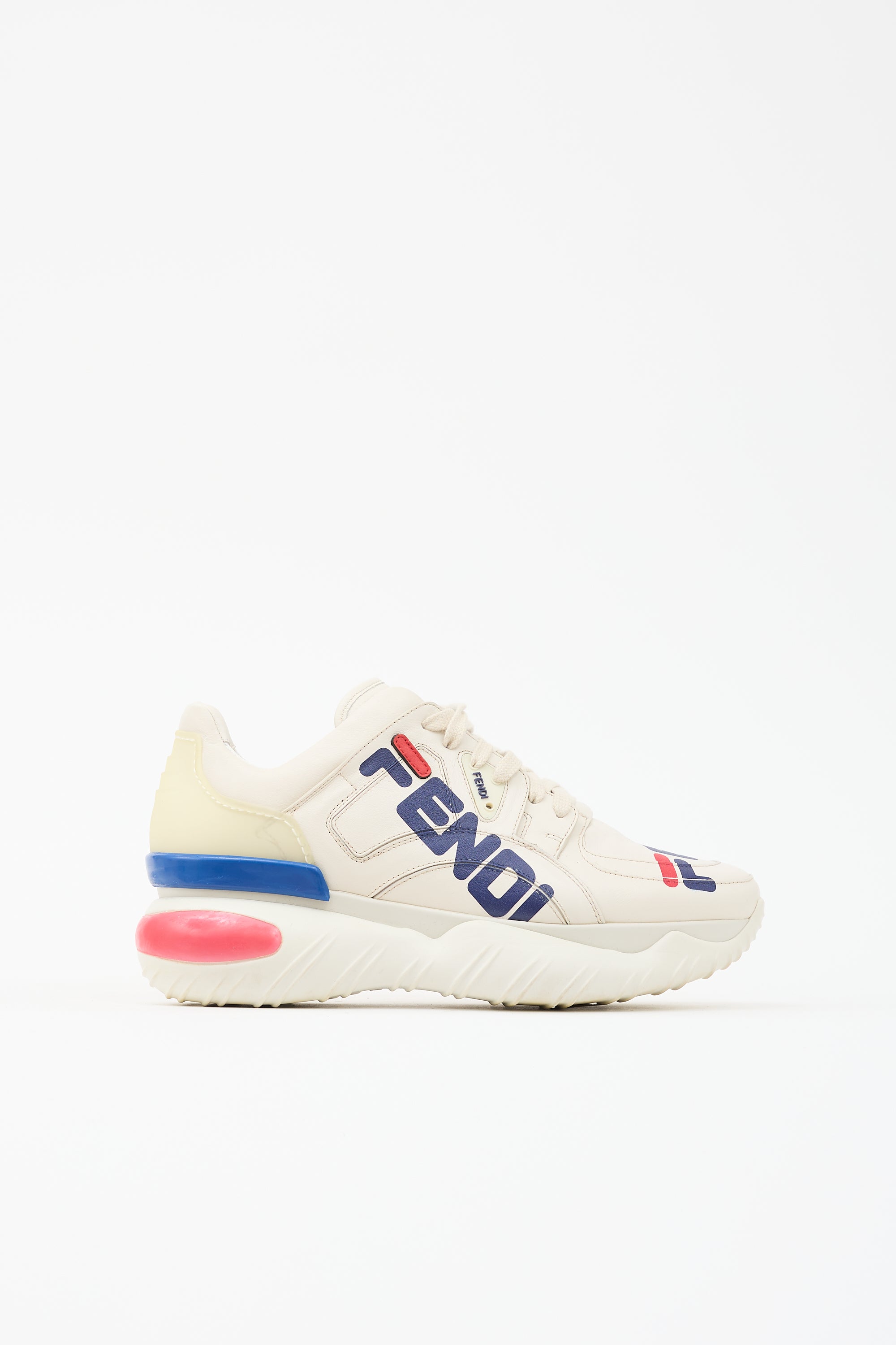 Fendi X Fila Leather Mania Platform Sneaker