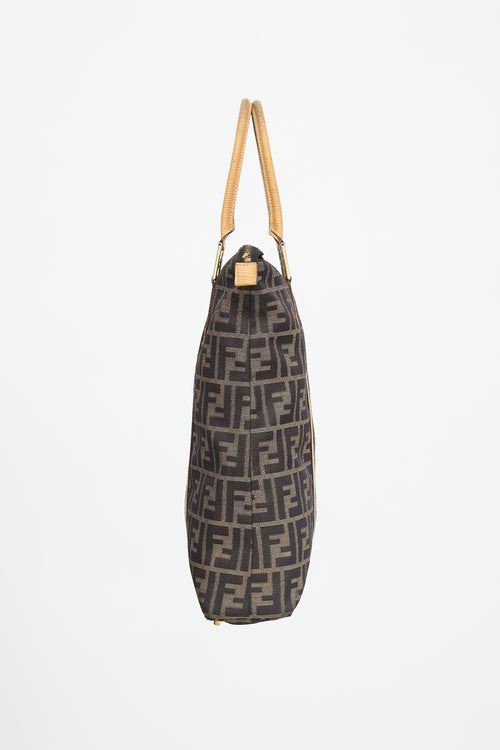 Fendi Zucca Monogram Tote Bag