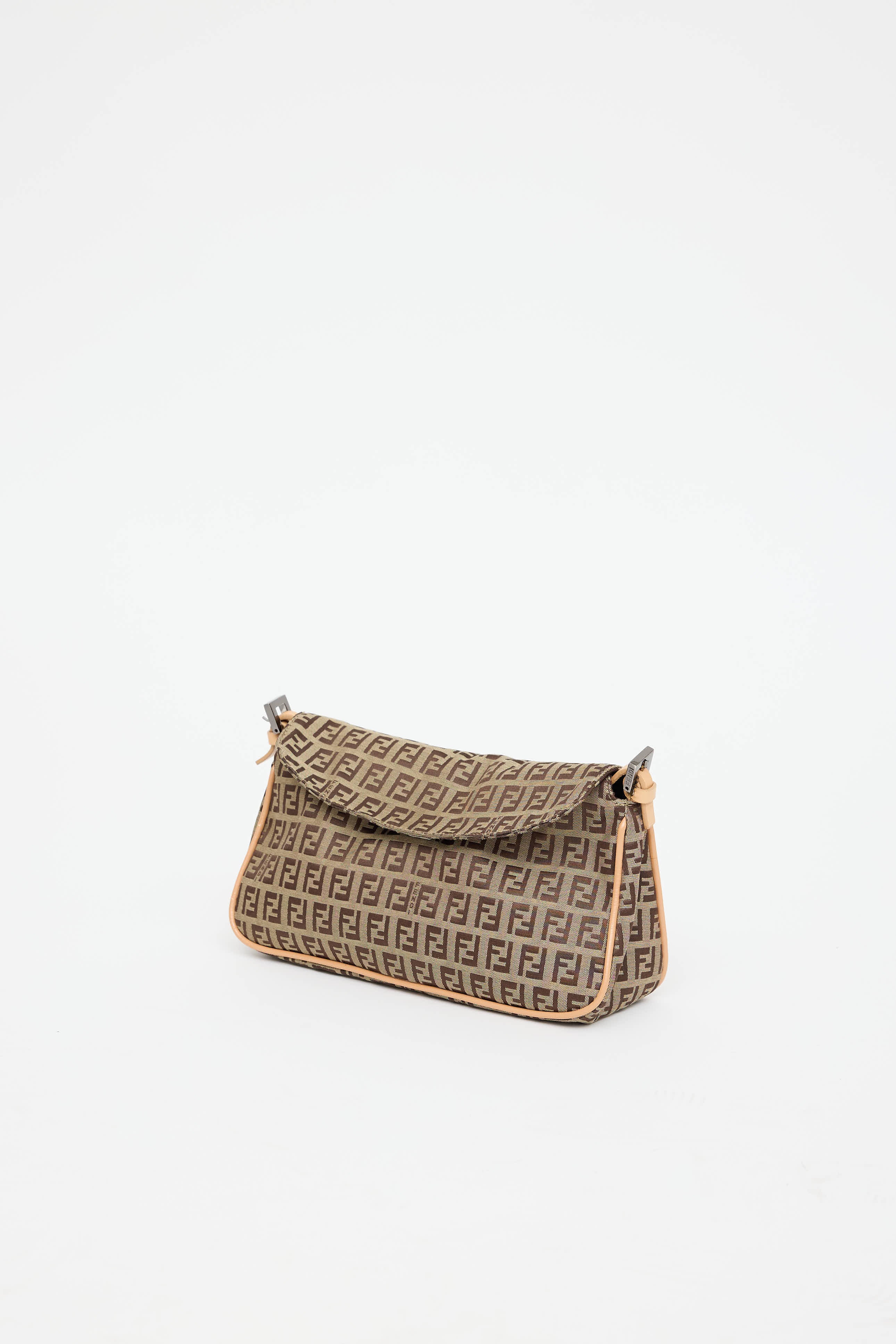 Fendi Zucchino Pochette Shoulder Bag