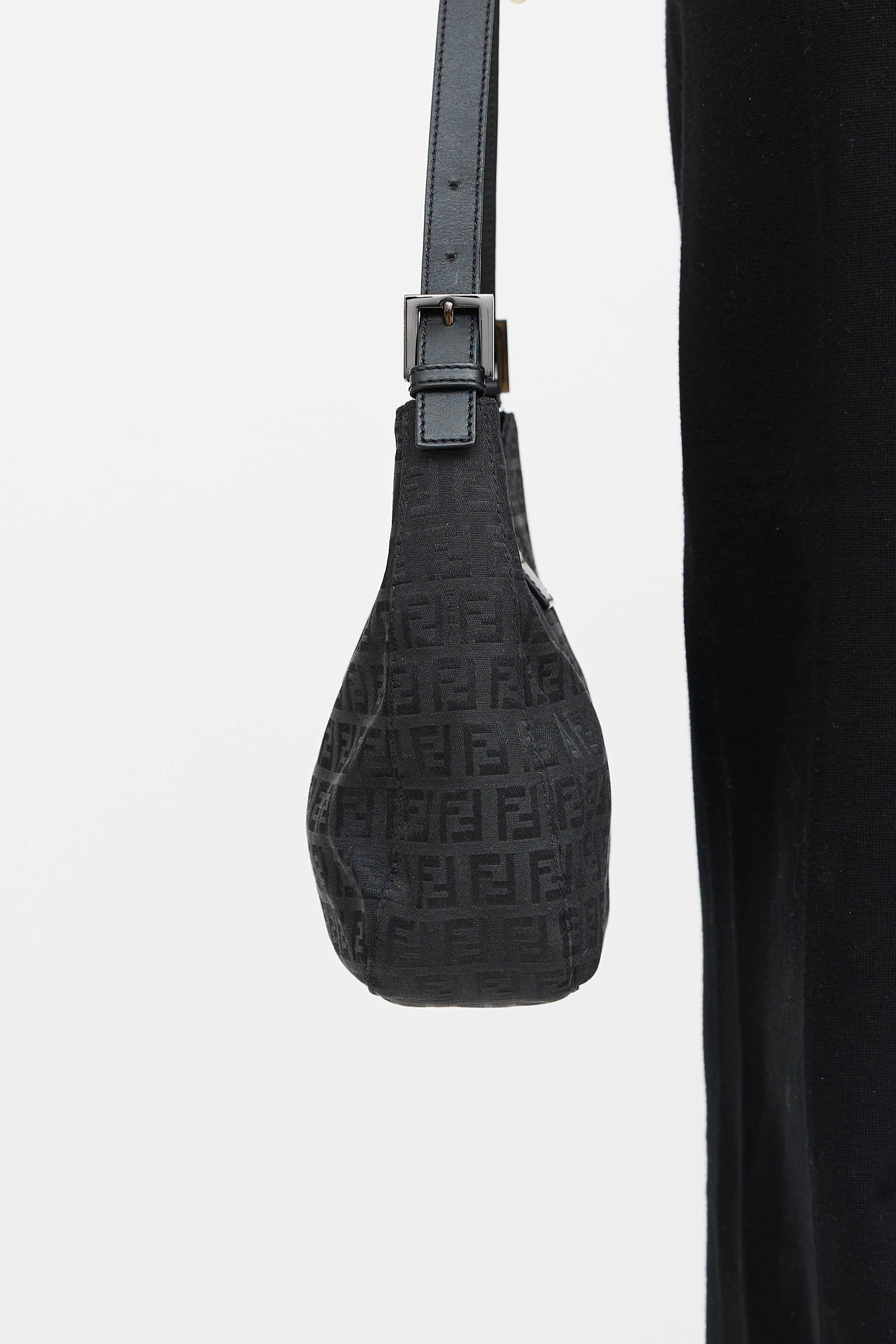 FendiZucchino Canvas Shoulder Bag