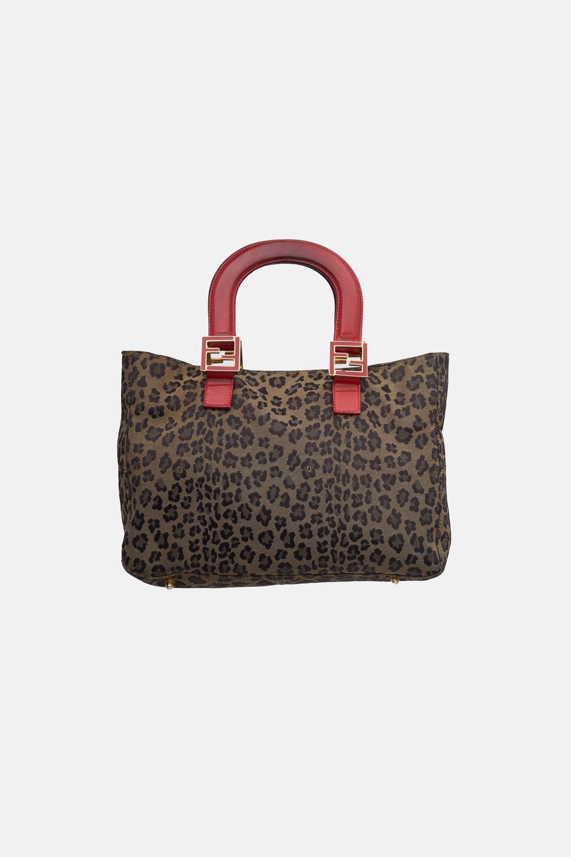 Fendi Vintage Jacquard Small FF Bag