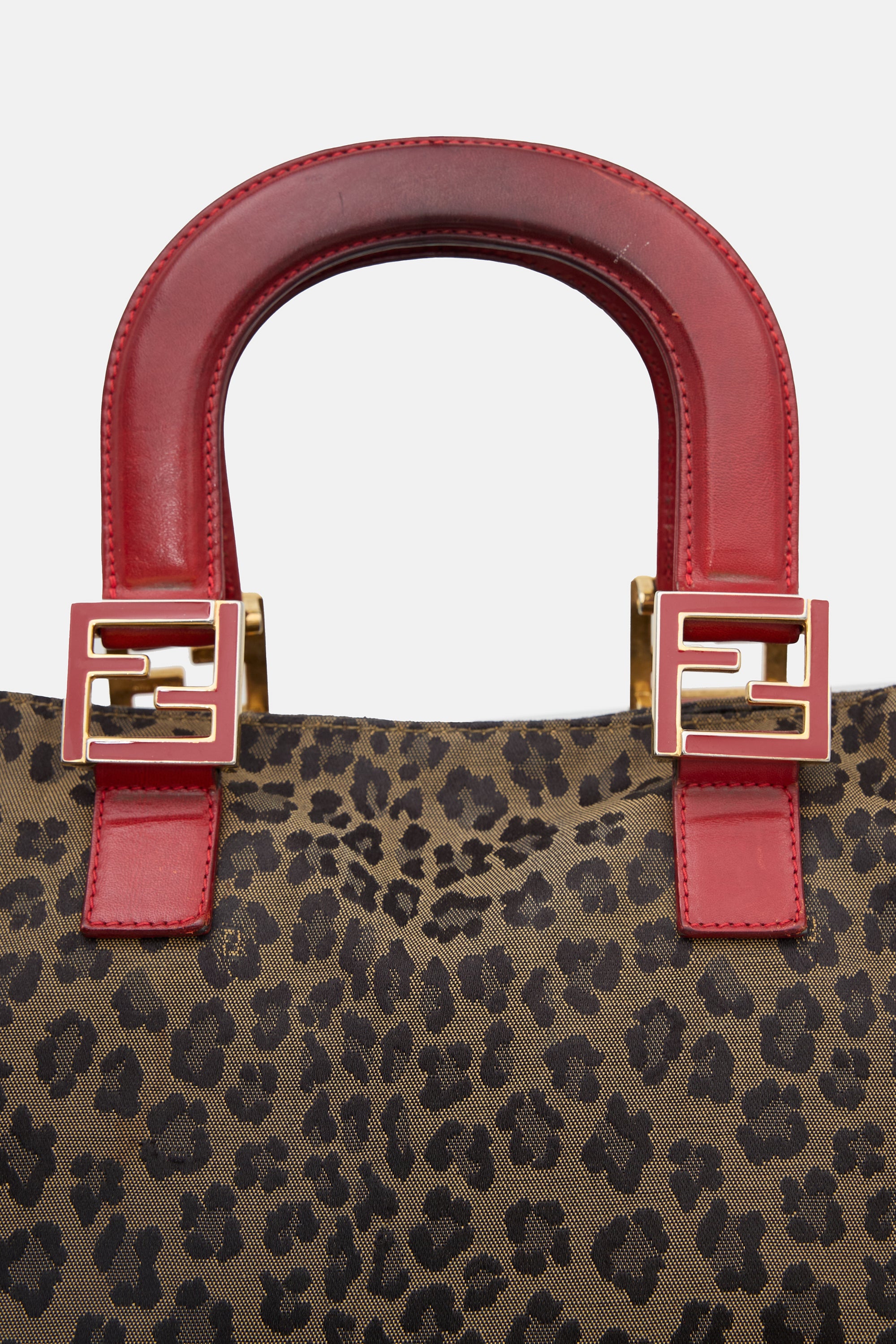 Fendi Vintage Jacquard Small FF Bag