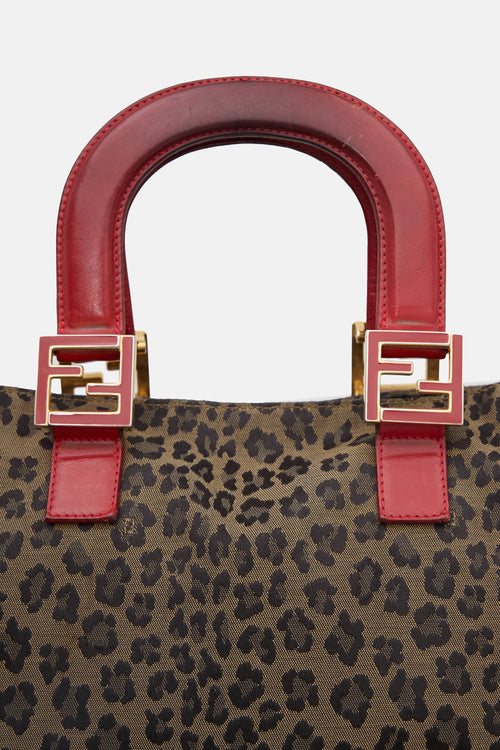Fendi Vintage Jacquard Small FF Bag