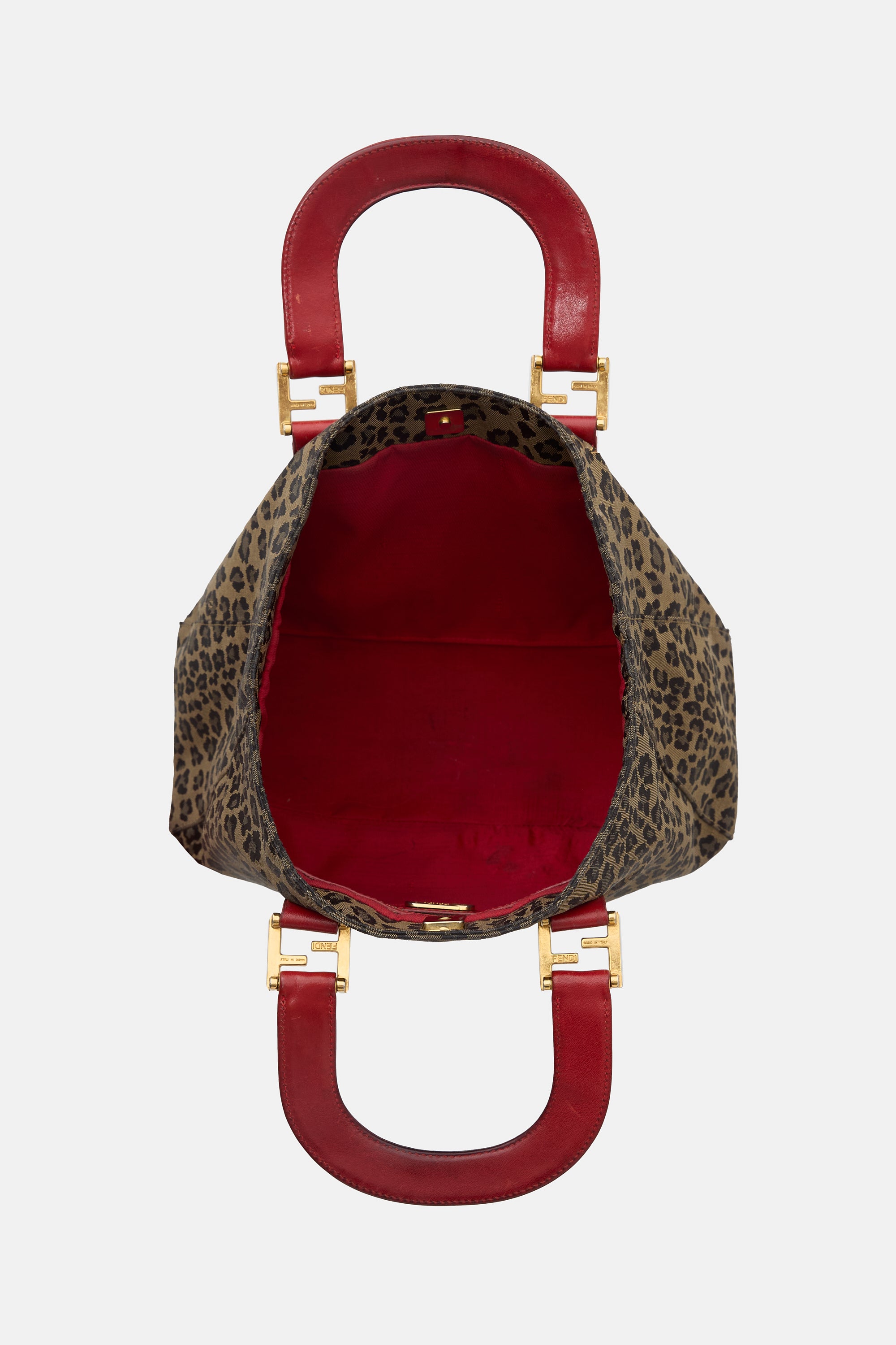Fendi Vintage Jacquard Small FF Bag