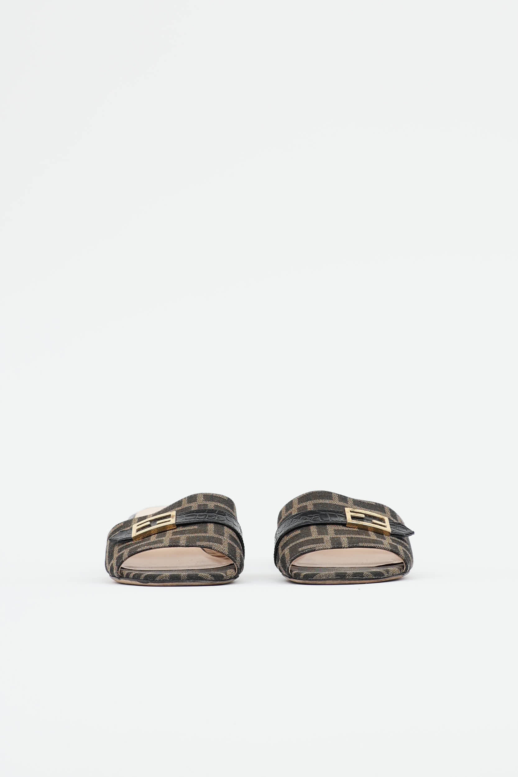 Fendi FF Monogram Mule