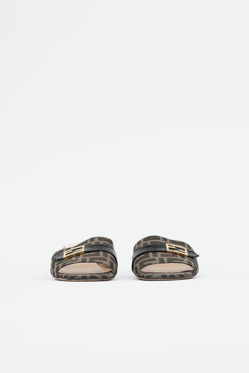 Fendi FF Monogram Mule