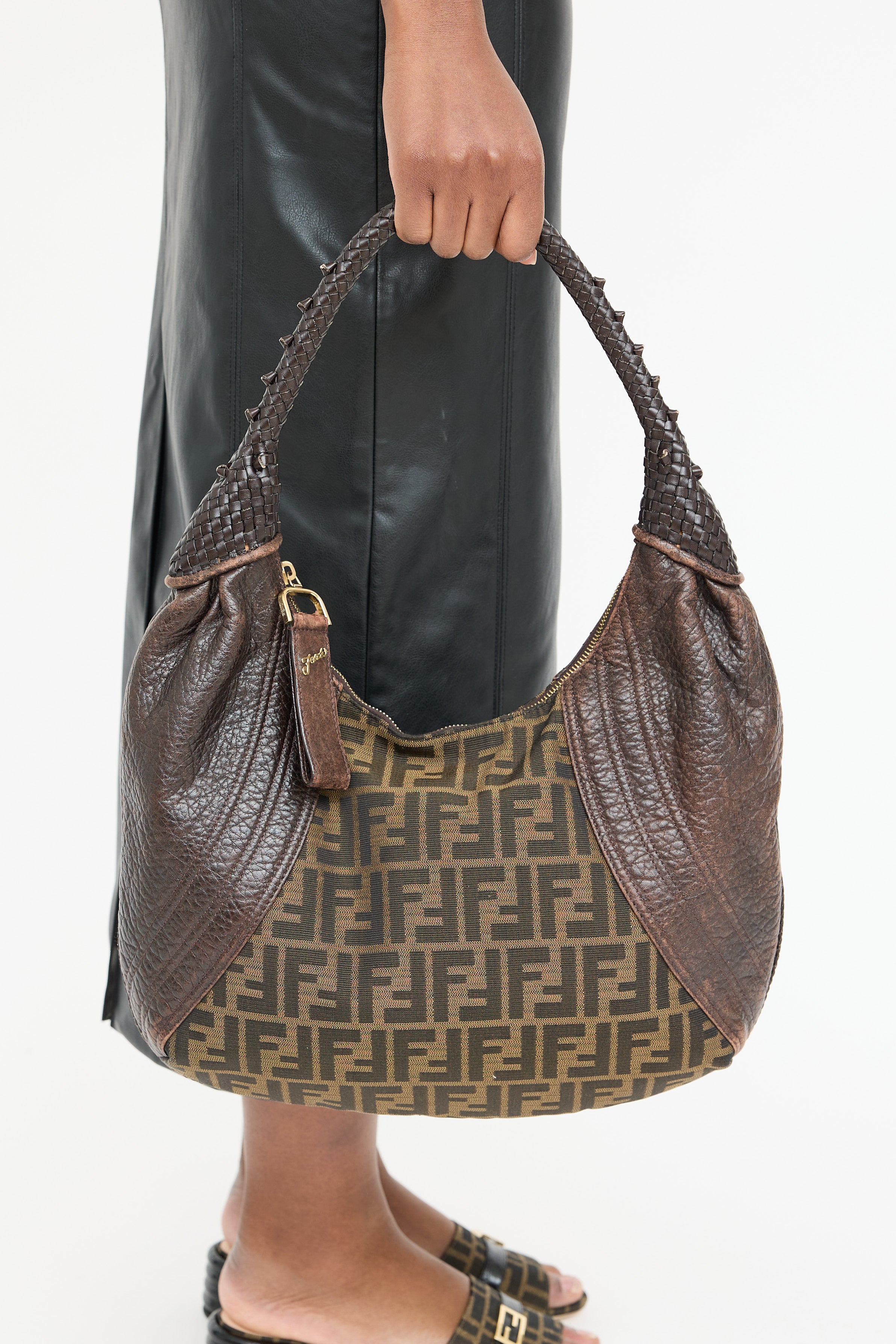 Fendi Zucca Spy Tote Bag