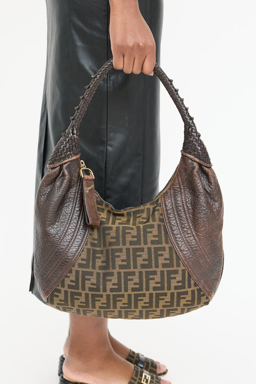 Fendi Zucca Spy Tote Bag