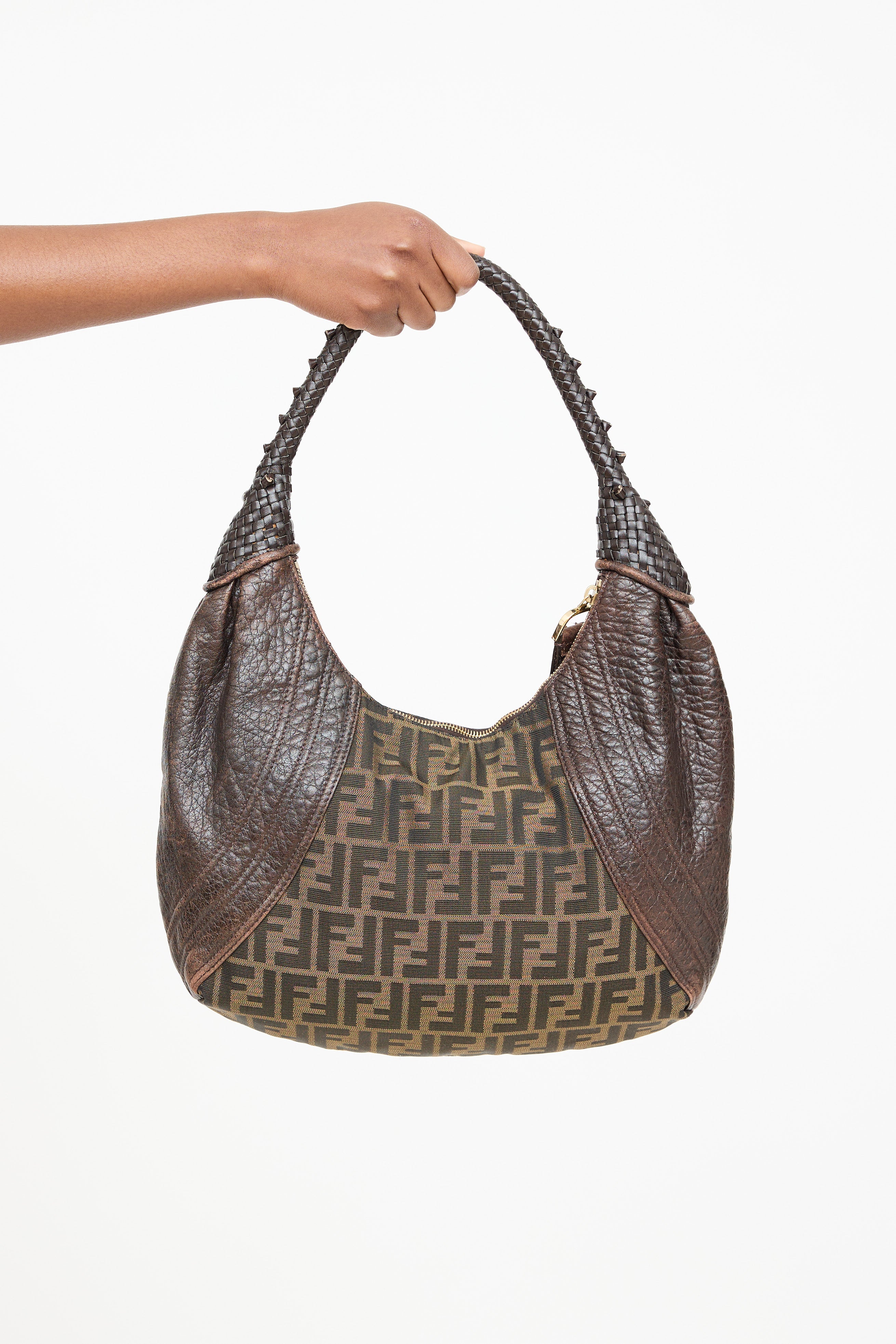 Fendi Zucca Spy Tote Bag