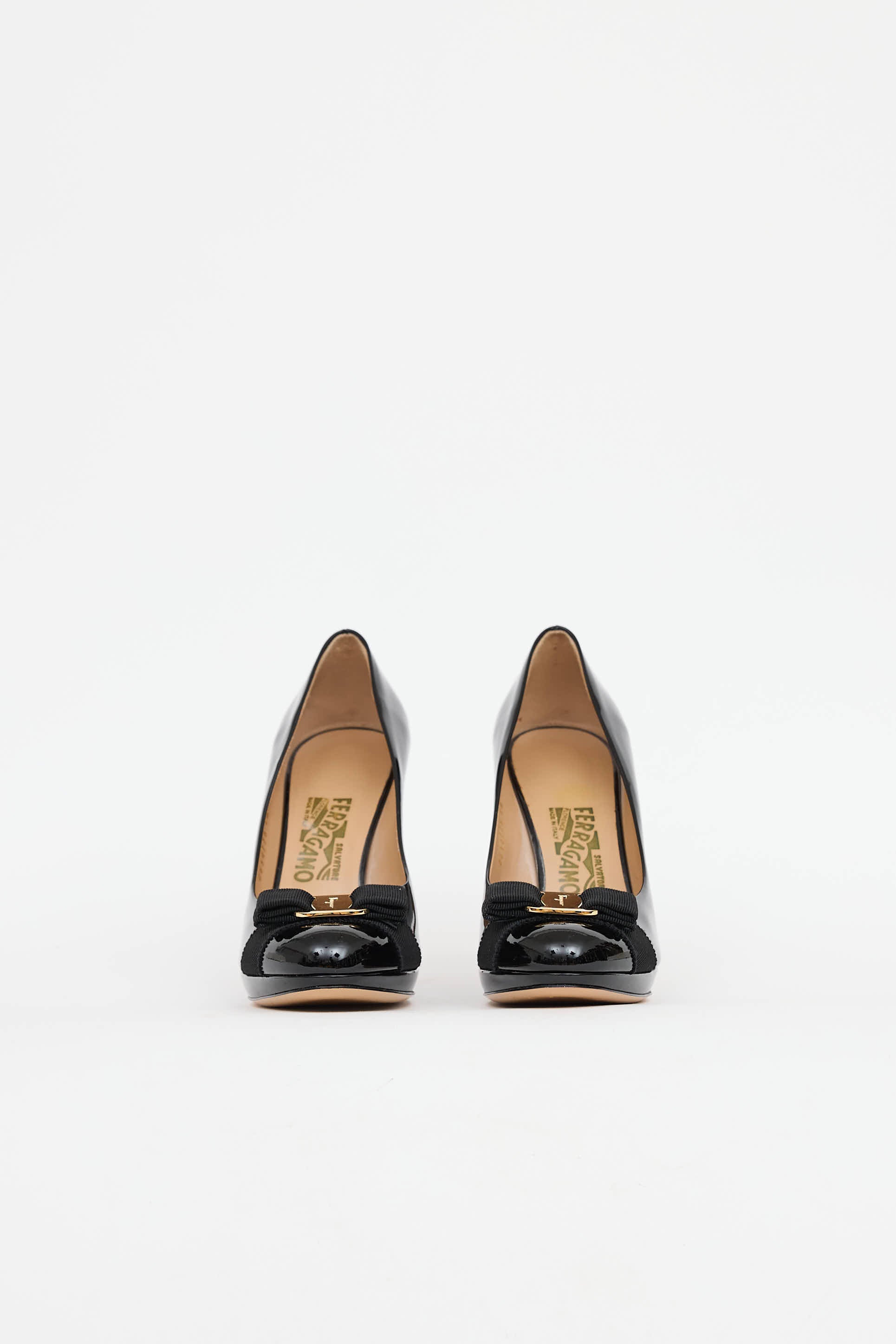 FerragamoPatent Vara Bow Pump
