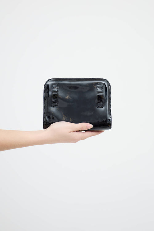 Ferragamo Patent Gancini Bag