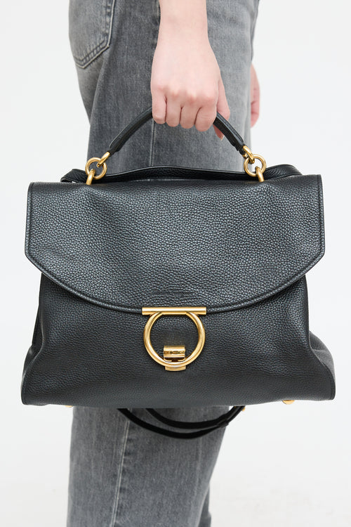Ferragamo Gancini Top Handle Bag