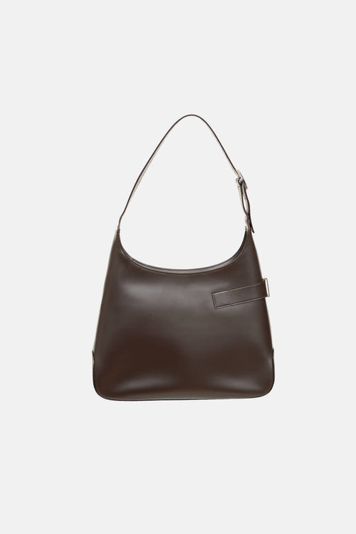 Ferragamo Leather Gancini Shoulder Bag