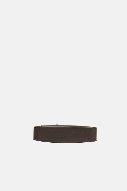 Ferragamo Leather Gancini Shoulder Bag