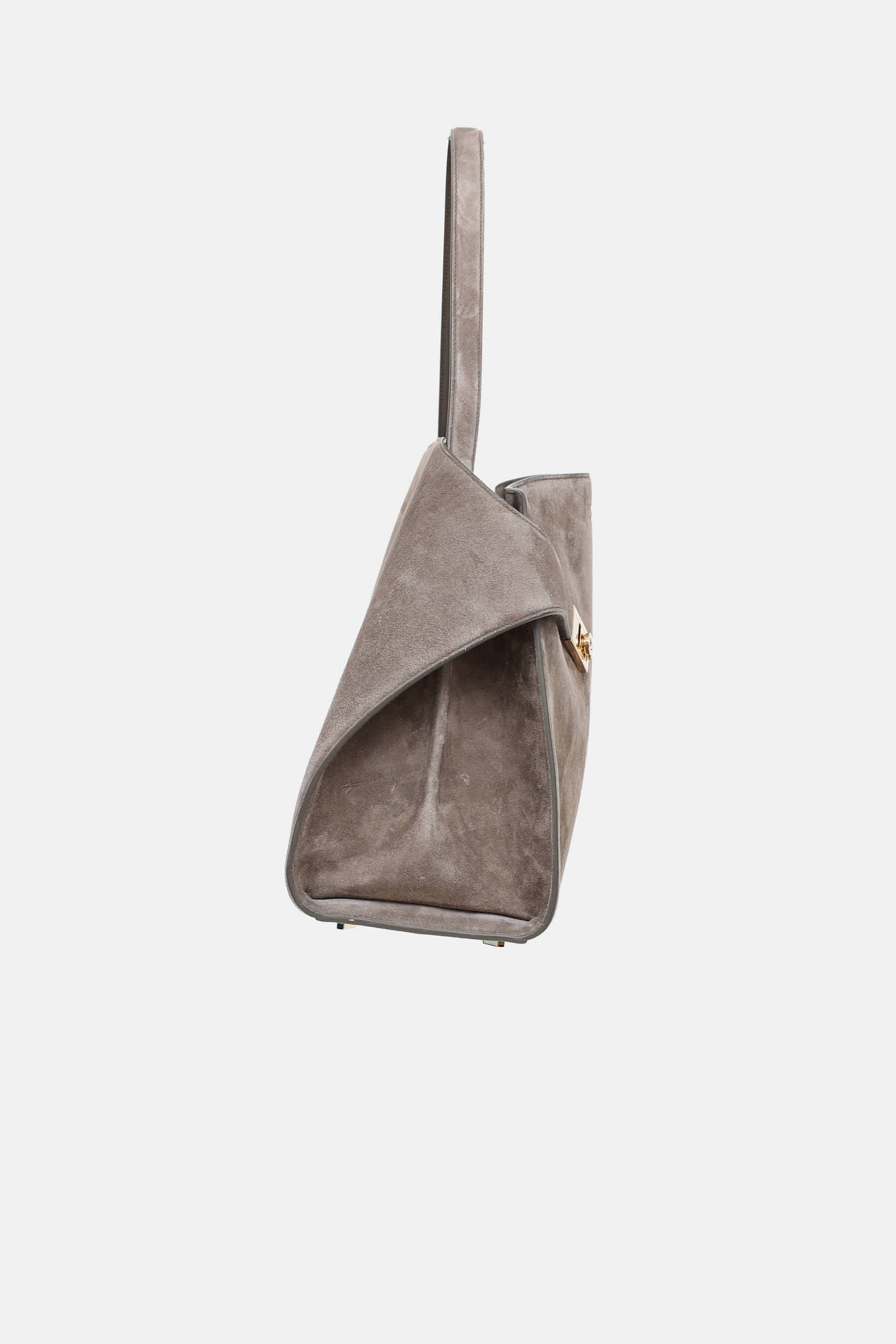 Ferragamo Suede Soft Hug Bag