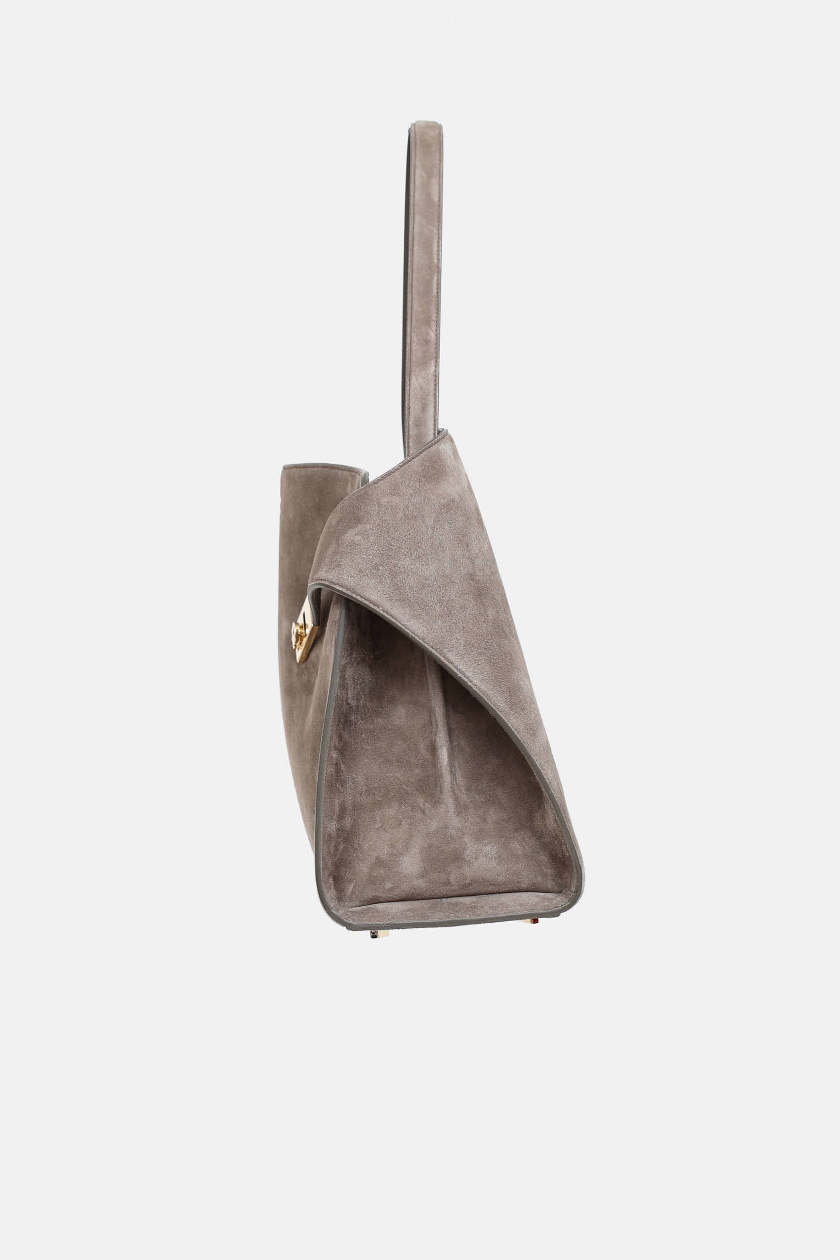Ferragamo Suede Soft Hug Bag