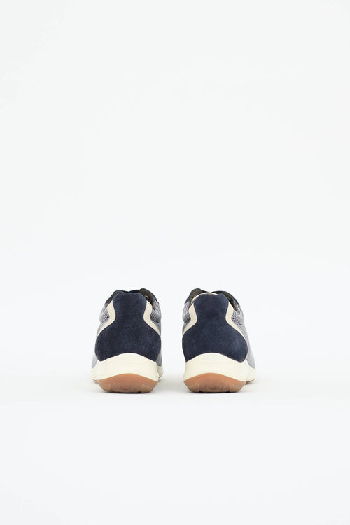 Ferragamo Suede Diana Sneaker